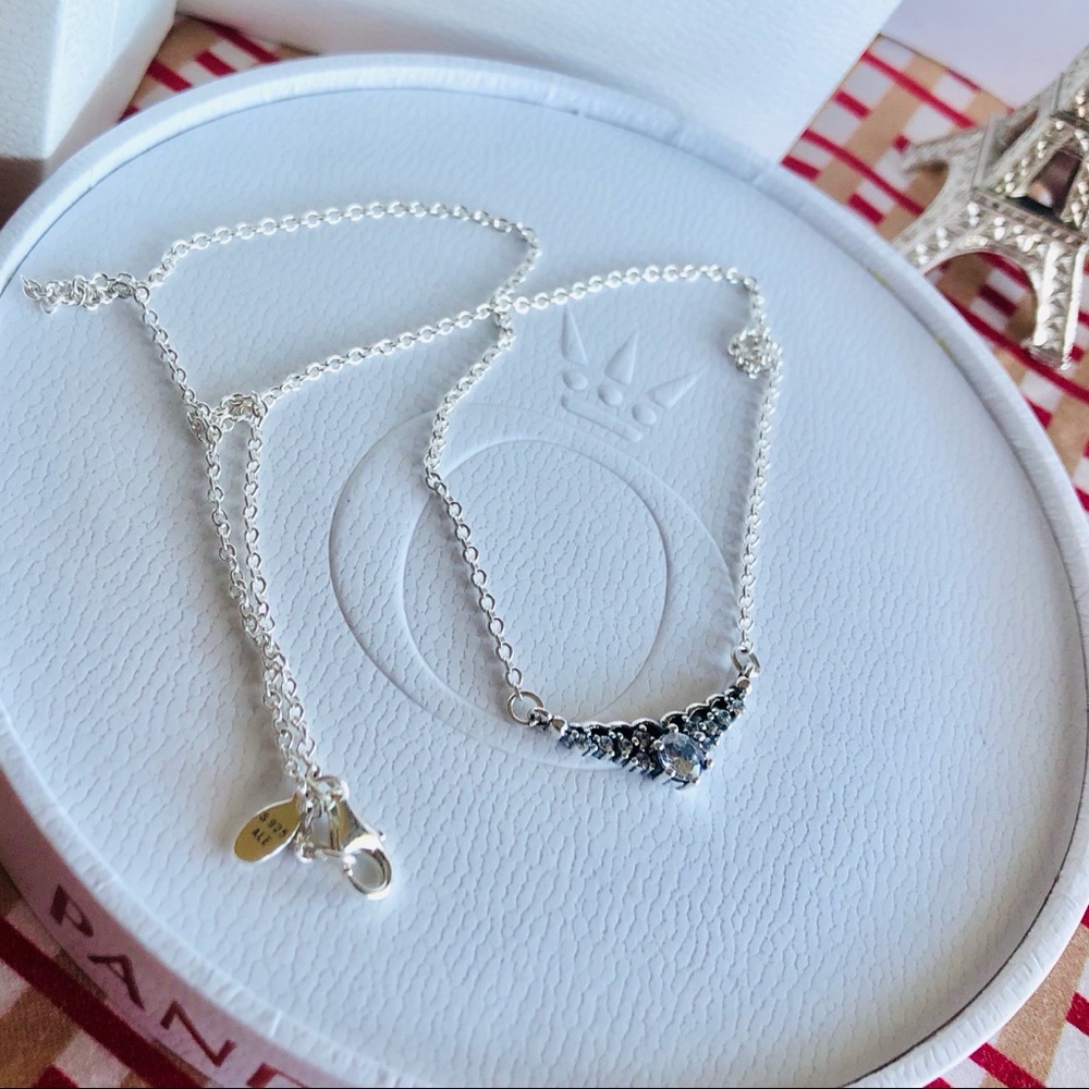 Pandora Sterling Silver Tiara Necklace